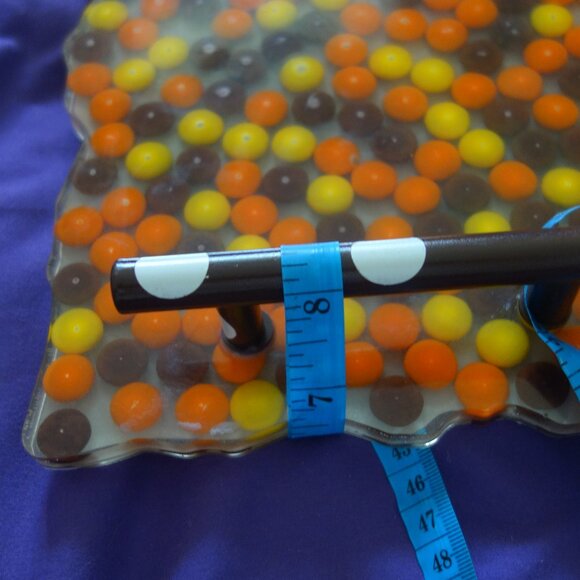 Reeses Pieces Candy Tray Made of Reeses Pieces - Picture 7 of 11